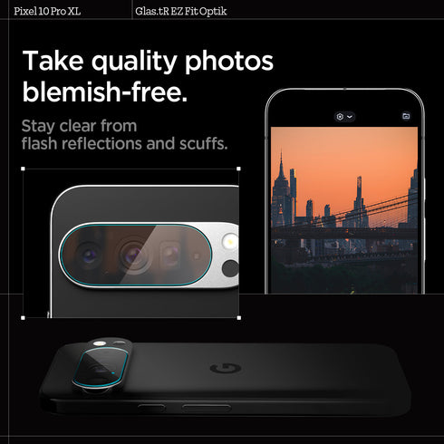 Spigen Pixel 10 Pro XL Lens Protector - Optik EZ Fit (2 Pack)